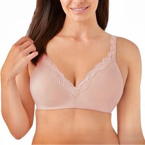Wacoal 856301 Rose Dust Softly Styled T-Shirt Lined Wire Free Bra US Size 38 DDD